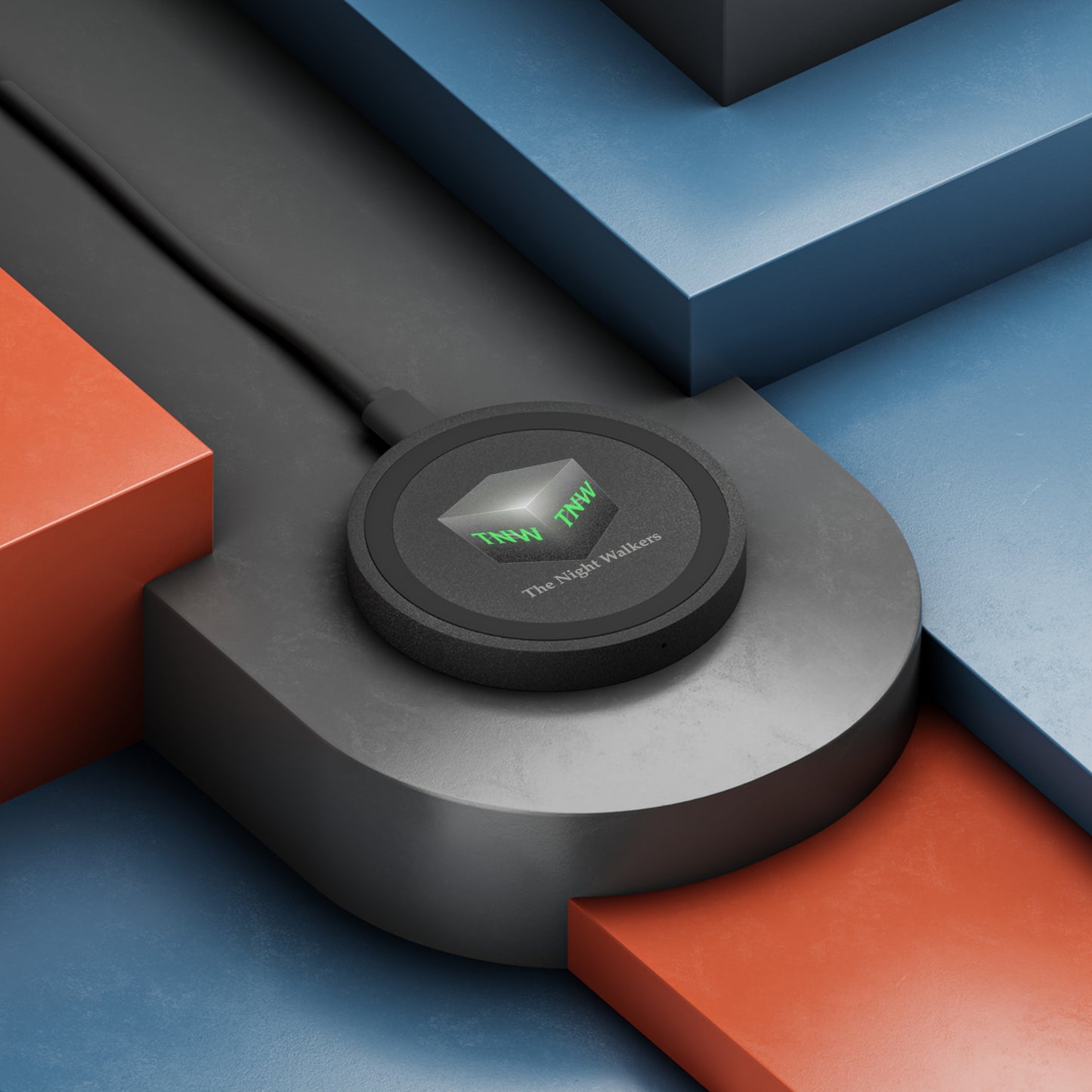 Quake Wireless Charging Pad — The Night Walkers Logo Qi Charger