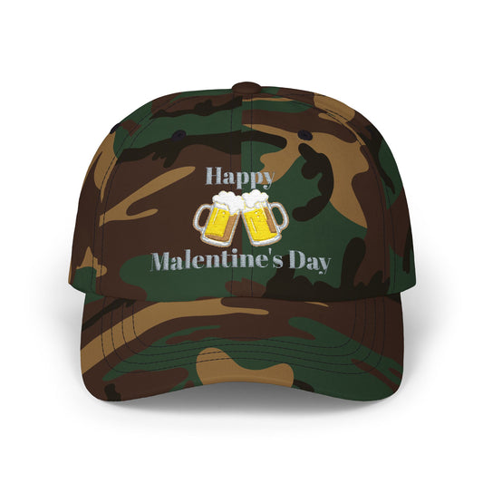 Happy Malentine's Day Beer Cheers Hat (Valentine’s Day Novelty) dark