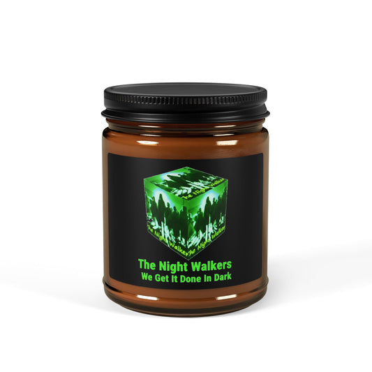 The Night Walkers Scented Candle — Amber Soy Candle (Multi-Size)