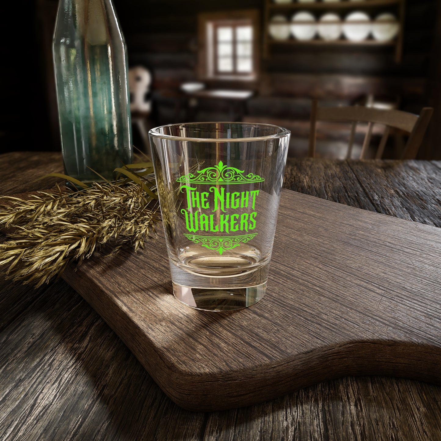 Vaso de chupito de 45 ml verde neón de TNW