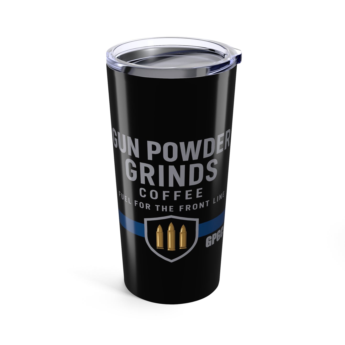 GPG 20oz Insulated Tumbler - 'Fuel Your Front Line' (black)
