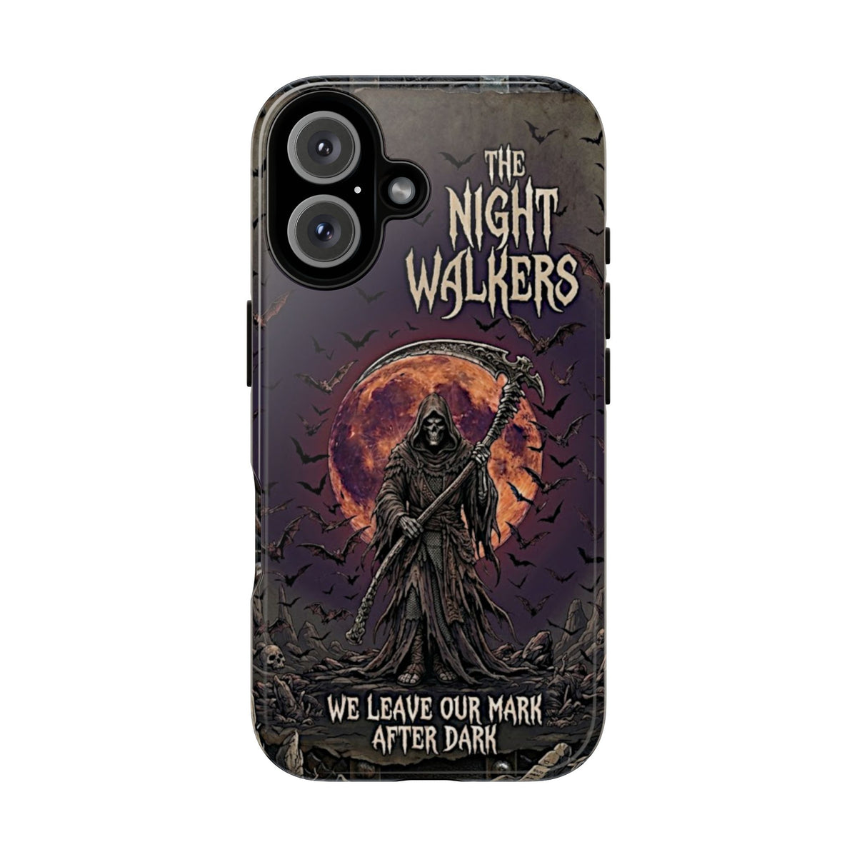 Night Walkers Grim Reaper phone case | We Leave Our Mark after Dark