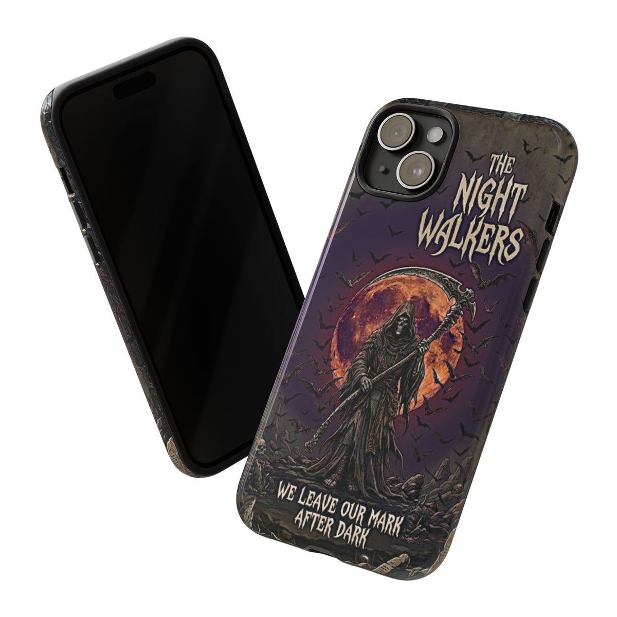 Night Walkers Grim Reaper phone case | We Leave Our Mark after Dark