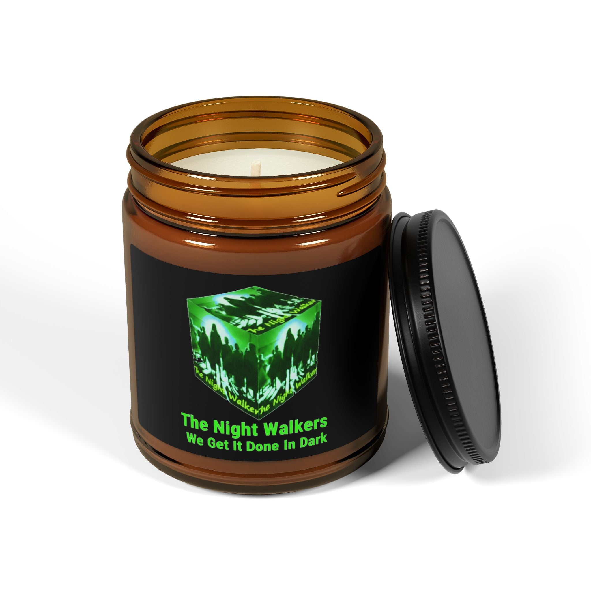The Night Walkers Scented Candle — Amber Soy Candle (Multi-Size)