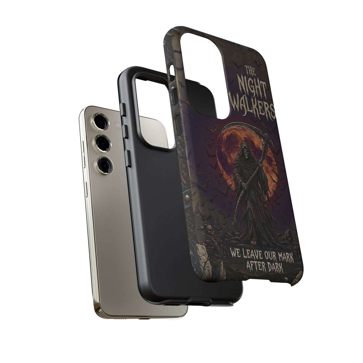 Night Walkers Grim Reaper phone case | We Leave Our Mark after Dark