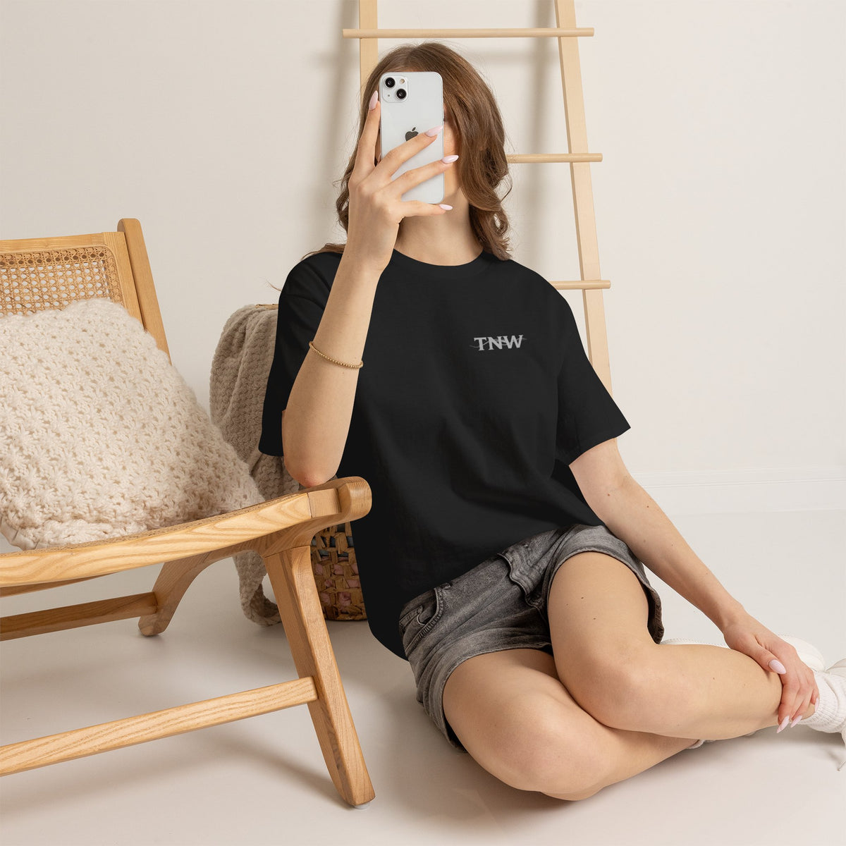 Zombie Coffee Tee with Pocket Logo