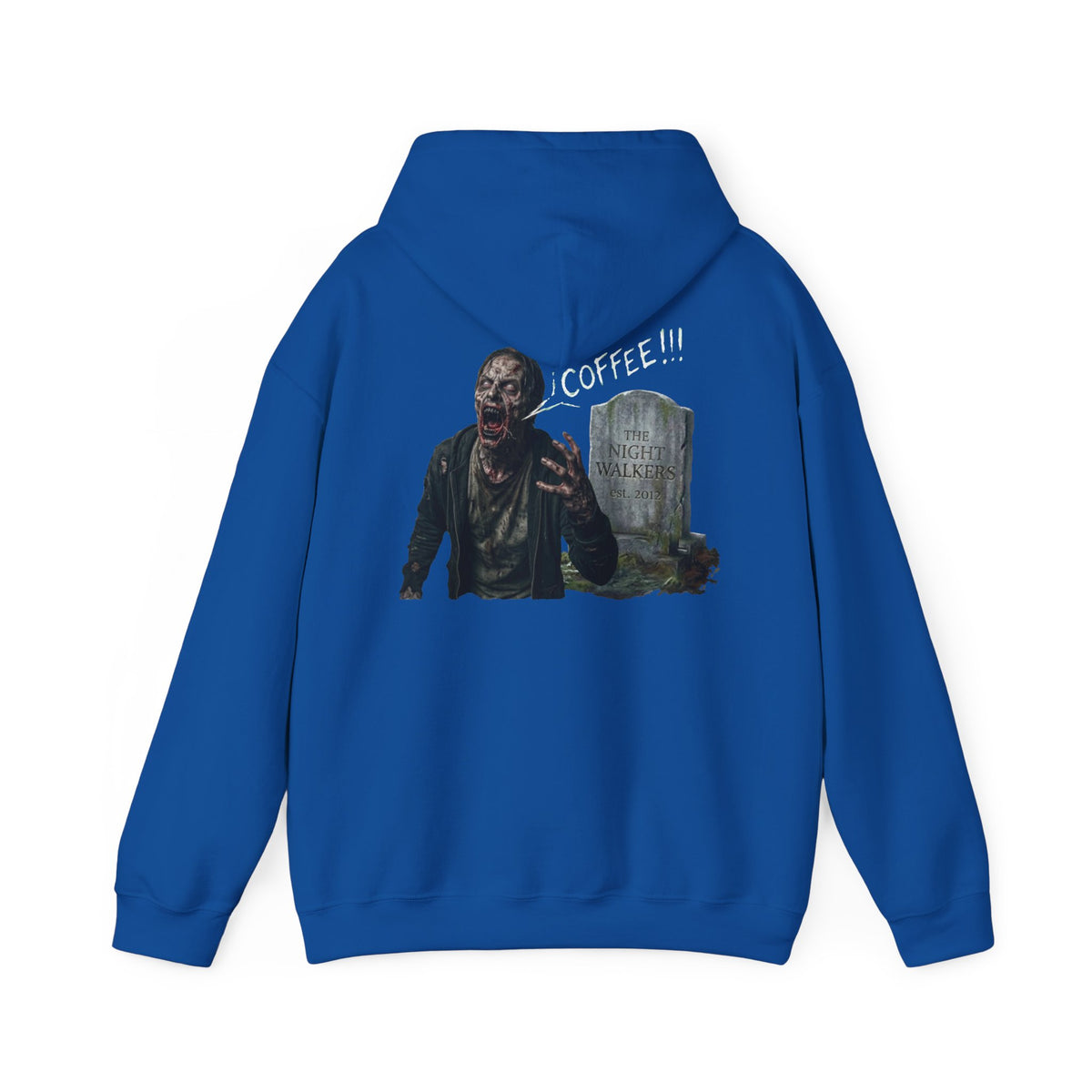 Coffee Zombie Hoodie with Pocket Logo
