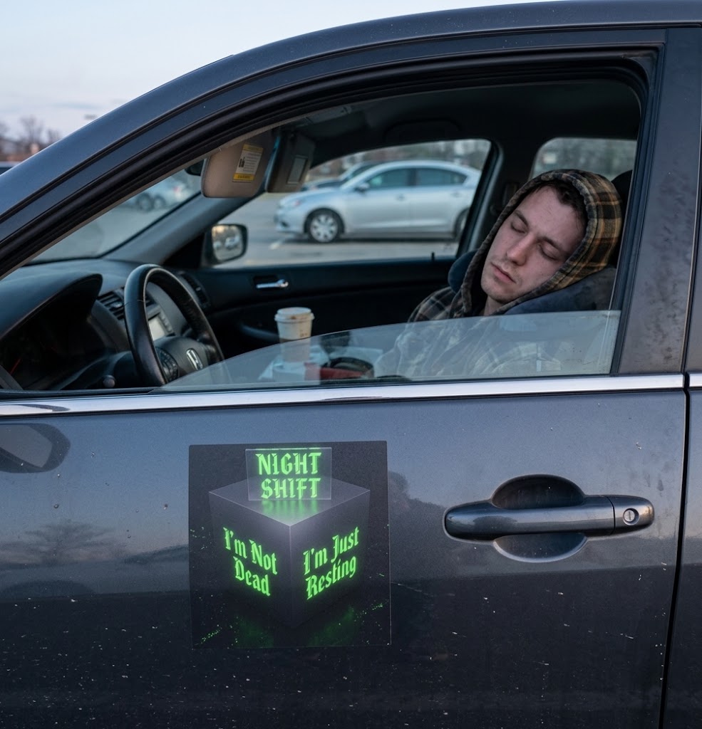I'm Resting - Car Magnet