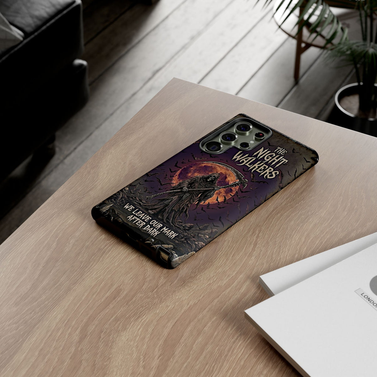 Night Walkers Grim Reaper phone case | We Leave Our Mark after Dark