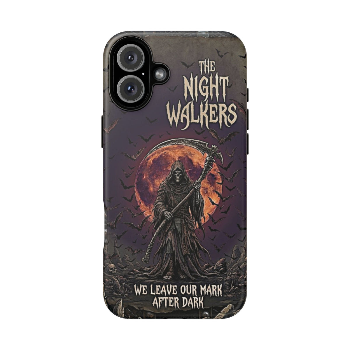 Night Walkers Grim Reaper phone case | We Leave Our Mark after Dark