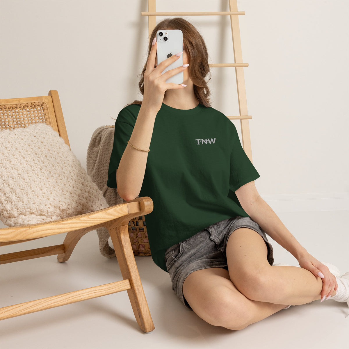 Zombie Coffee Tee with Pocket Logo