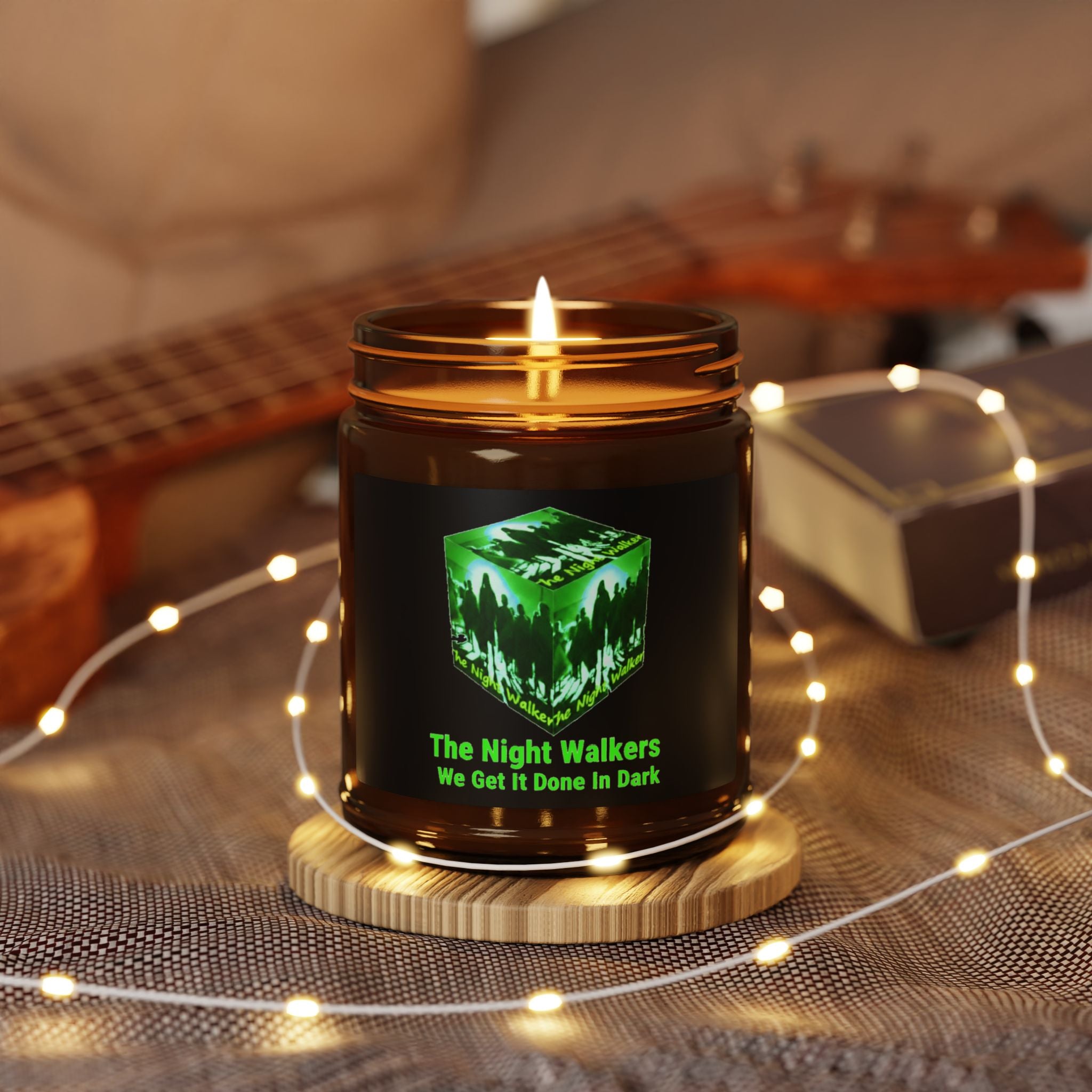 The Night Walkers Scented Candle — Amber Soy Candle (Multi-Size)