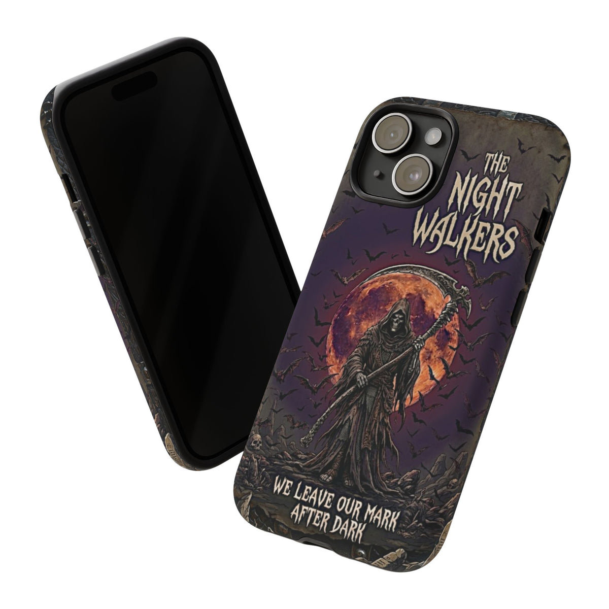 Night Walkers Grim Reaper phone case | We Leave Our Mark after Dark