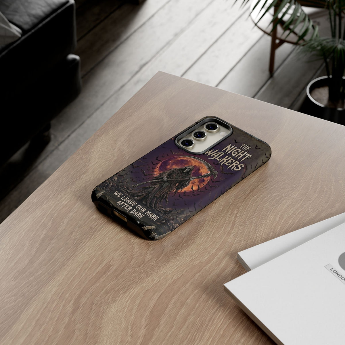 Night Walkers Grim Reaper phone case | We Leave Our Mark after Dark