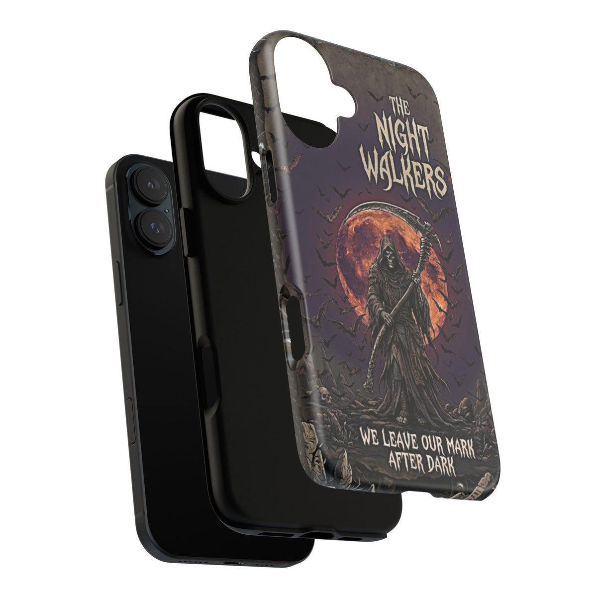 Night Walkers Grim Reaper phone case | We Leave Our Mark after Dark