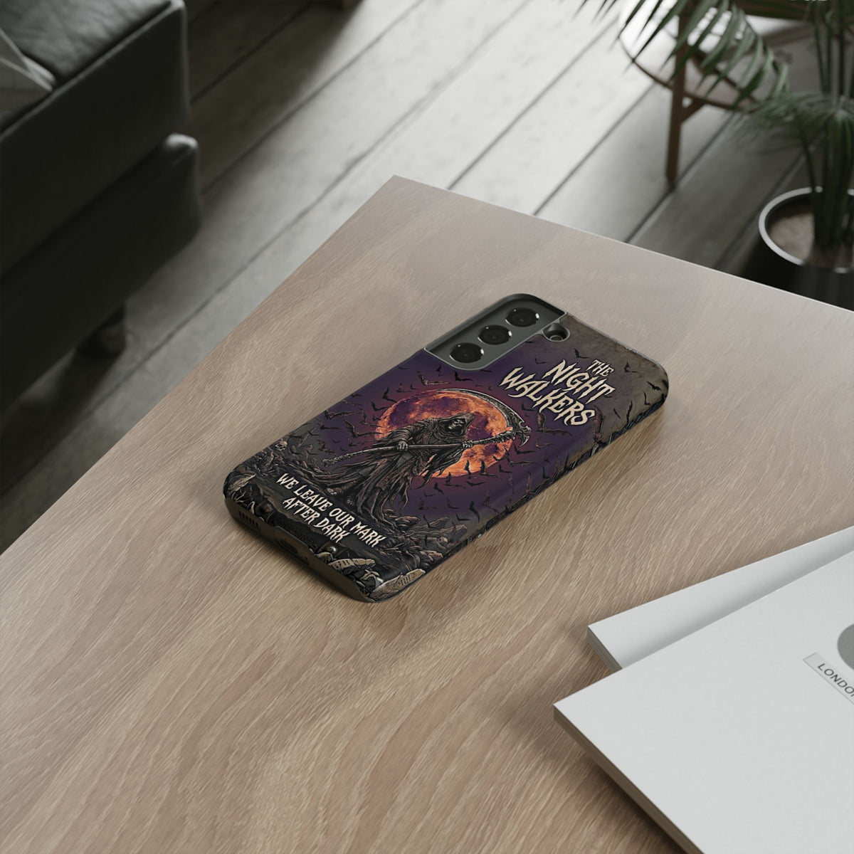 Night Walkers Grim Reaper phone case | We Leave Our Mark after Dark