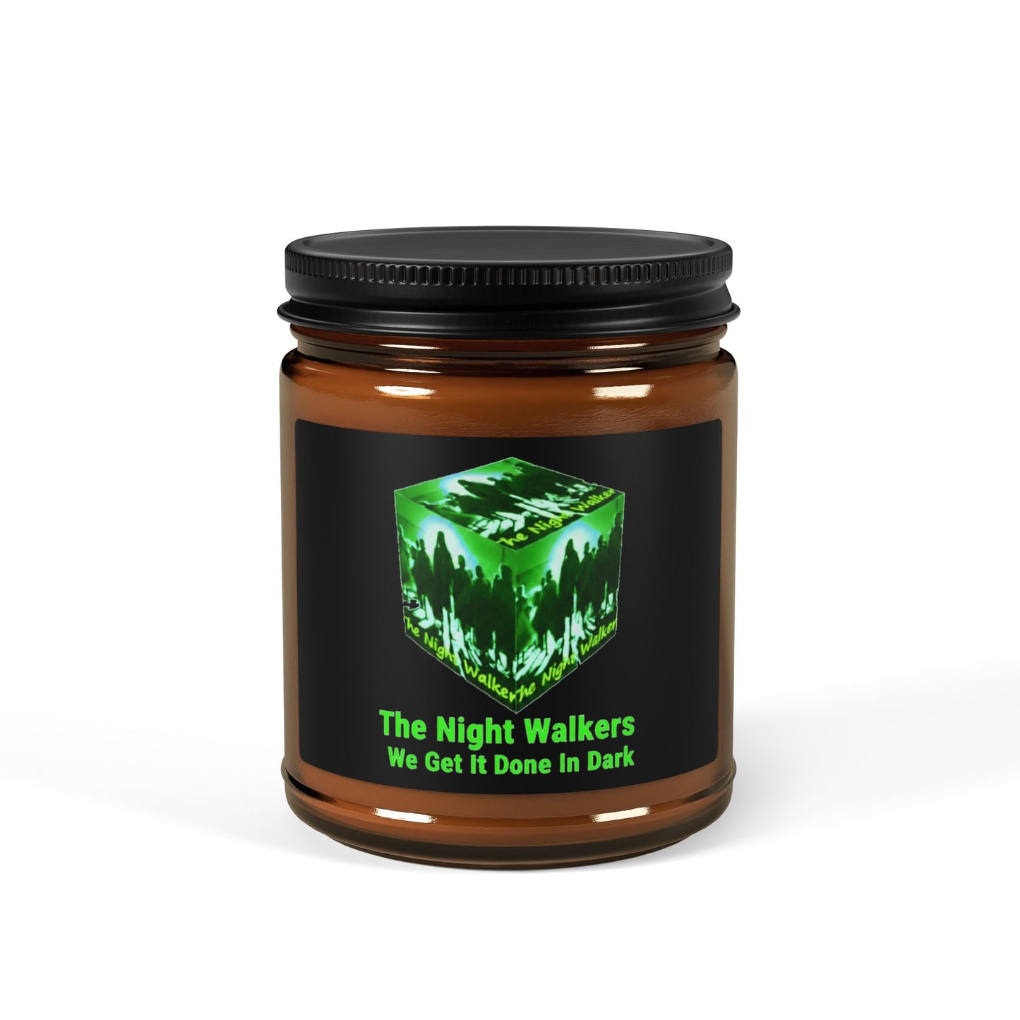 The Night Walkers Scented Candle — Amber Soy Candle (Multi-Size)