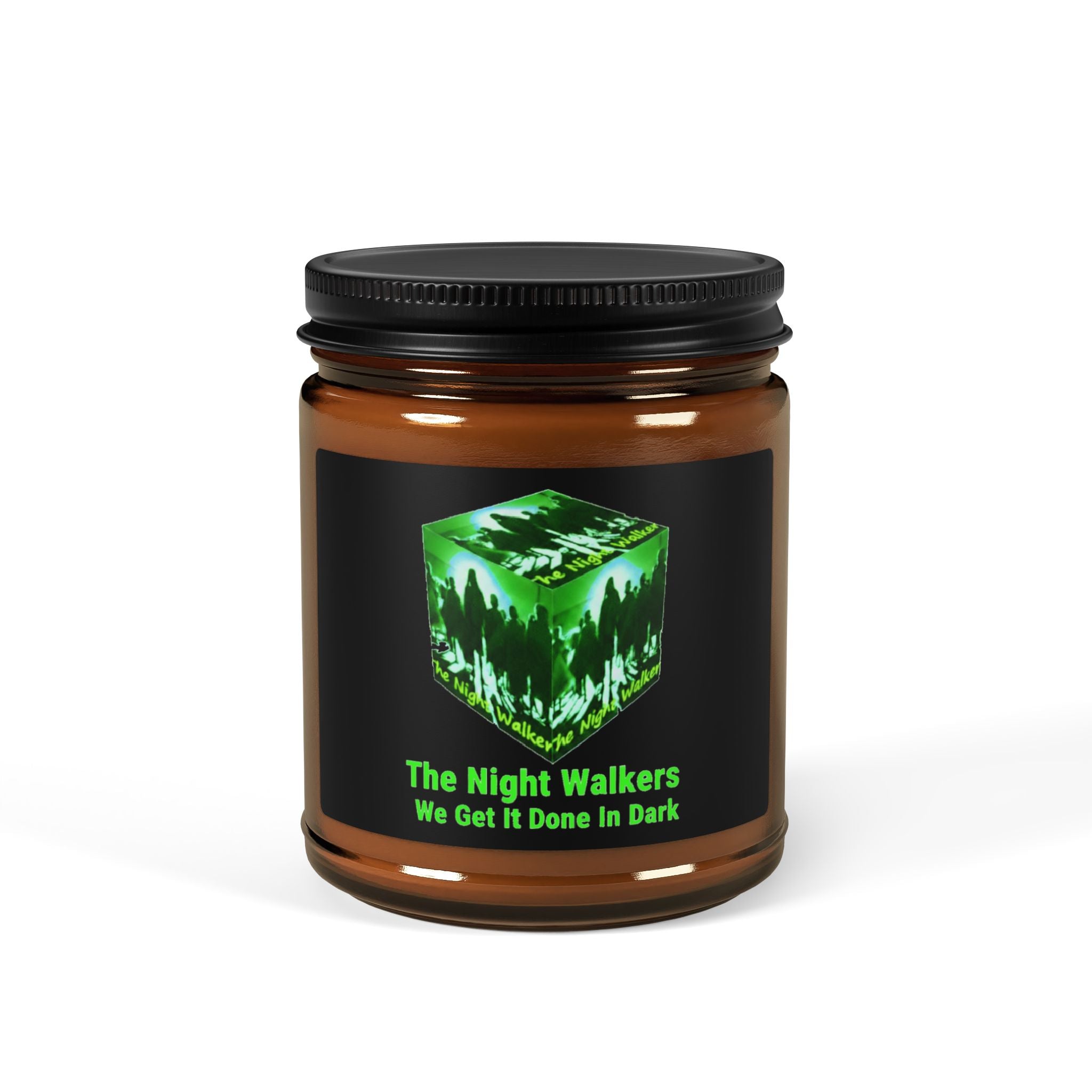 The Night Walkers Scented Candle — Amber Soy Candle (Multi-Size)