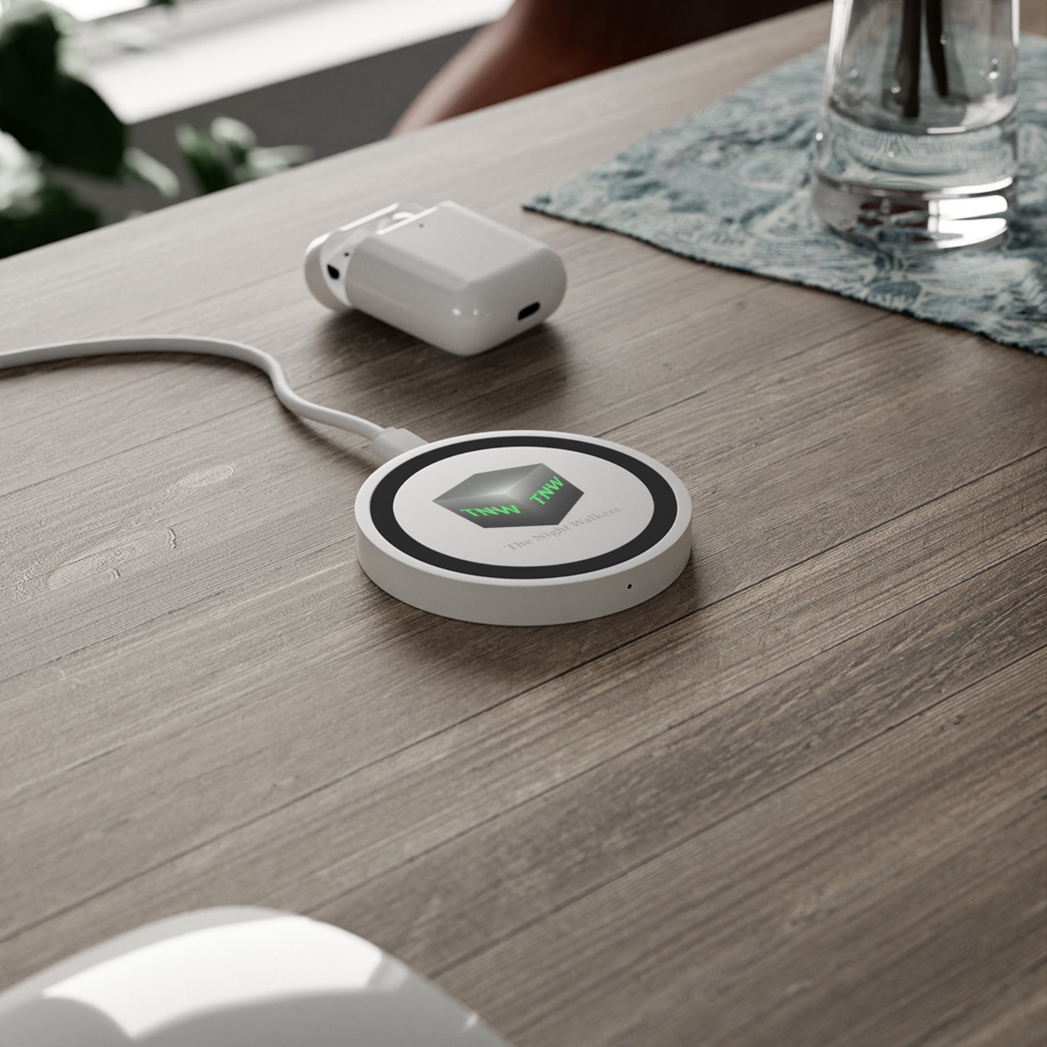 Quake Wireless Charging Pad — The Night Walkers Logo Qi Charger