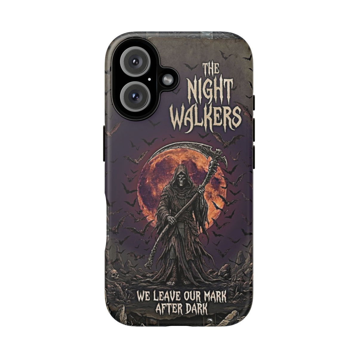 Night Walkers Grim Reaper phone case | We Leave Our Mark after Dark